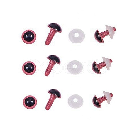 Craft Plastic Doll Eyes DIY-WH0015-8mm-A05-1