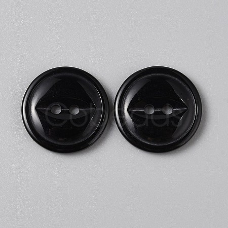 2-Hole Resin Buttons LS-FIND-WH0170-88H-01-1