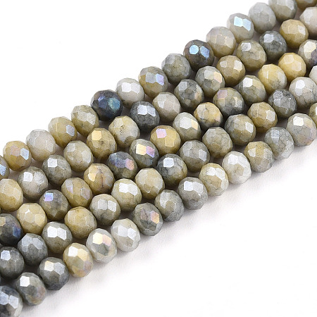 Ombre Effect Dyed Glass Beads Strands GLAA-C023-02-C11-A-1