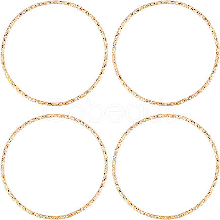 20Pcs Brass Linking Rings KK-BBC0012-15-1