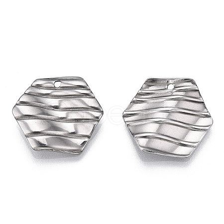 Non-Tarnish 304 Stainless Steel Pendants STAS-T063-204P-1
