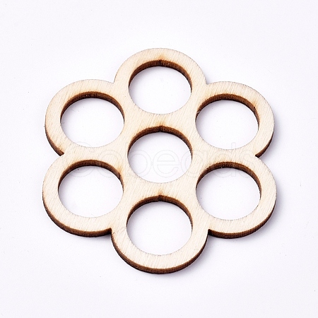 Wood Cabochons X-WOOD-TAC0003-35-1