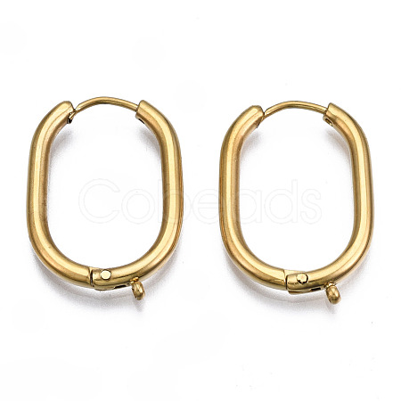 316 Surgical Stainless Steel Hoop Earrings Findings STAS-N097-055LG-1