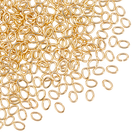 300Pcs Brass Open Jump Rings KK-BBC0027-71-1