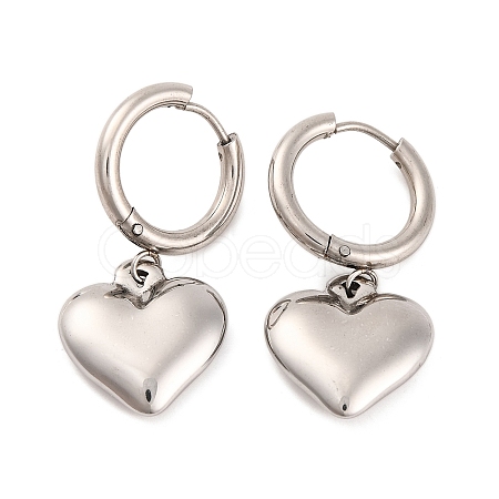 Non-Tarnish 304 Stainless Steel Hoop Earrings for Women EJEW-Z057-14P-02-1