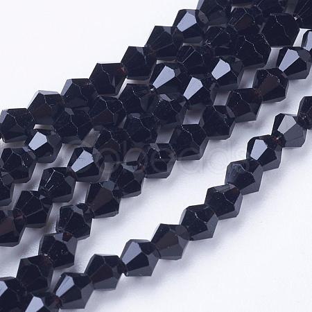 Imitation Austrian Crystal 5301 Bicone Beads GLAA-S026-10-1