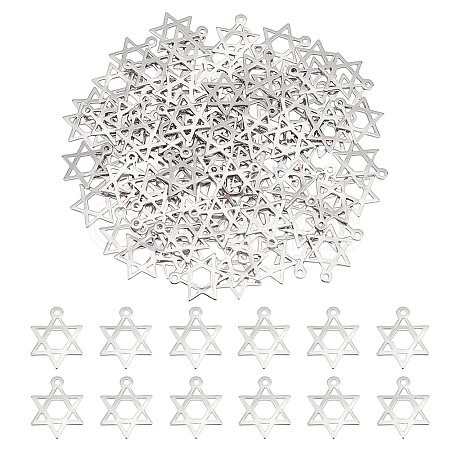 100Pcs 201 Stainless Steel Pendants STAS-UN0057-83-1