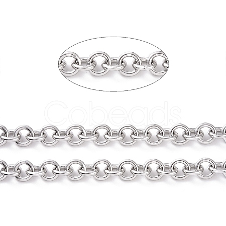 Tarnish Resistant 304 Stainless Steel Rolo Chains CHS-H013-07P-A-1