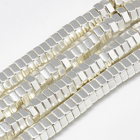 Electroplate Non-magnetic Synthetic Hematite Beads Strands G-Q465-32S-1