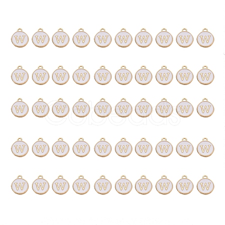 Golden Plated Alloy Charms ENAM-SZ0001-25A-W-1