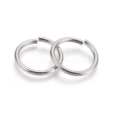 Tarnish Resistant 304 Stainless Steel Saw Cut Open Jump Rings STAS-P212-25P-08-1