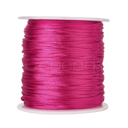 Nylon Satin Rattail Cords NWIR-JP0013-1.0mm-129-1