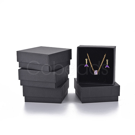 Cardboard Jewelry Set Box CBOX-S018-10B-1