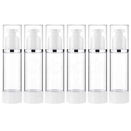 Empty Portable Plastic Airless Pump Bottles AJEW-WH0299-91A-1