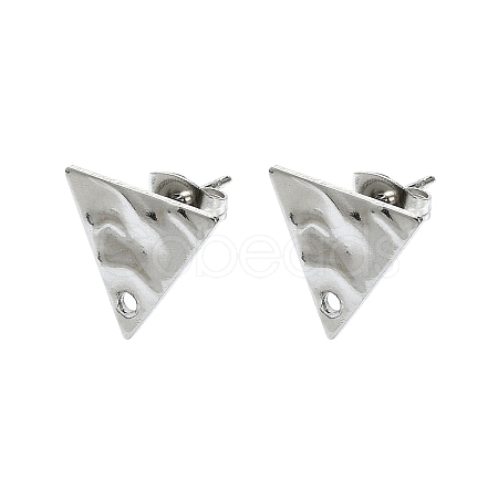 Non-Tarnish 304 Stainless Steel Stud Earring Findings LS-STAS-L024-003P-02-1