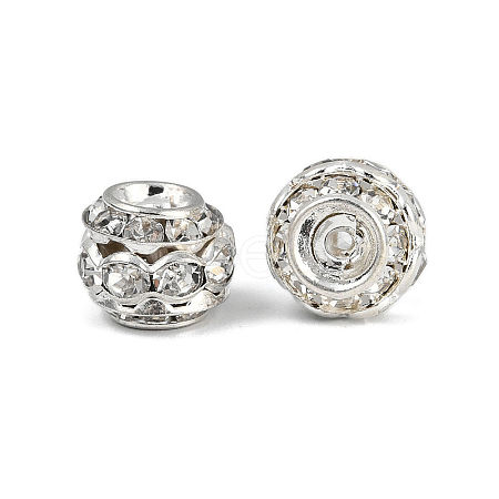 Brass Crystal Rhinestone Beads RB-9X10-1