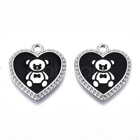 Eco-Friendly Alloy Enamel Pendants LS-X-ENAM-Q437-042P-01-NR-1