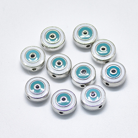 Alloy Enamel Beads X-ENAM-S117-07B-1