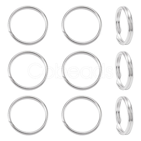 925 Sterling Silver Split Jump Rings STER-TA0001-48A-1