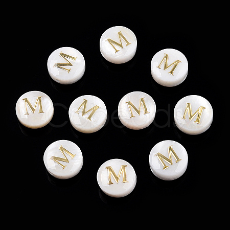 Natural Freshwater Shell Beads SHEL-N036-01M-1