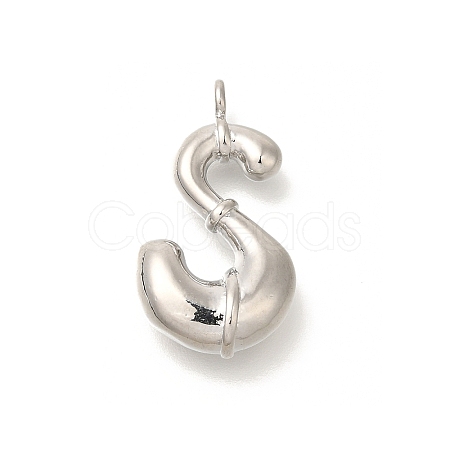 Rack Plating Brass Pendants KK-I722-08P-S-1