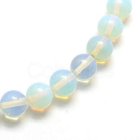 Opal Round Beads Strands G-O047-08-4mm-1