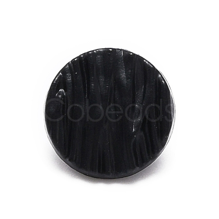 1-Hole Alloy Shank Buttons BUTT-WH0027-09A-01-1