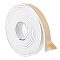 Strong Self Adhesive EVA Foam Tape for Doors and Windows, Anti-Collision Weather Seal Strip, White, 4.1x0.6cm, 5m/roll