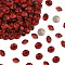 Preciosa&reg MAXIMA Crystal Round Stones, Czech Crystal, Dura Foiling, Round(431 11 615 Chaton), 90075 Red Velvet, SS6/PP13(1.9~2.1mm)