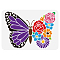 Plastic Drawing Painting Stencils Templates, for Painting on Scrapbook Fabric Tiles Floor Furniture Wood, Rectangle, Butterfly Pattern, 29.7x21cm