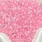 Cat Eye Beads, Round, Pink, 4x3mm, Hole: 1.2mm