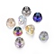 Electroplate K9 Glass Rhinestone Beads, Faceted, Bell, Mixed Color, 10~10.5x10~10.5mm, Hole: 1.4mm