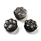 Natural Golden Obsidian Beads, Paw Print, 15~15.5x15x9mm, Hole: 1.5mm