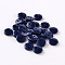 2-Hole Flat Round Resin Sewing Buttons for Costume Design, Prussian Blue, 11.5x2mm, Hole: 1mm