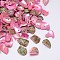 Dyed Natural Spiral Shell Chips Beads, Shell Shards, Pink, 10~20x6~15mm, Hole: 1mm, about 700pcs/500g