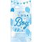 Polyester Hanging Banner Sign, Party Decoration Supplies Celebration Backdrop, Rectangle, Sky Blue, 180x90cm