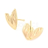 Rack Plating Brass Stud Earring Findings KK-M261-43G-2