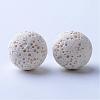 Unwaxed Natural Lava Rock Beads G-F325-10mm-11-1