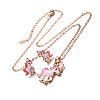Unicorn Alloy Enamel Pendant Necklaces & Stud Earrings Sets FS-WGDFD22-01-4