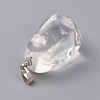 Natural Quartz Crystal Pendants G-k302-B24-3