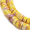 Baking Paint Synthetic Turquoise Beads Strands G-H060-02B-10-4