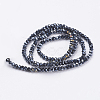 Electroplate Glass Beads Strands LS-EGLA-R048-2mm-02-2