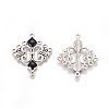 Alloy Enamel Chandelier Component Links ENAM-EA9734Y-1-2