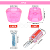 Roller Skate Toe Stops AJEW-GF0004-34B-2