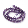 Natural Amethyst Beads Strands X-G-G099-4mm-1-2