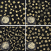 4 Boxes 4 Styles Brass Cabochons MRMJ-OC0003-94-1