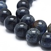 Natural Dumortierite Quartz Bead Strands G-I224-03-6mm-3