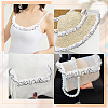 Polyester Pleated Lace Trim SRIB-FG0001-08-6