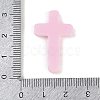 Cross Resin Cabochons RESI-Q014-04D-3