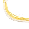 Waxed Polyester Multi-strand Bracelet BJEW-JB07892-02-4